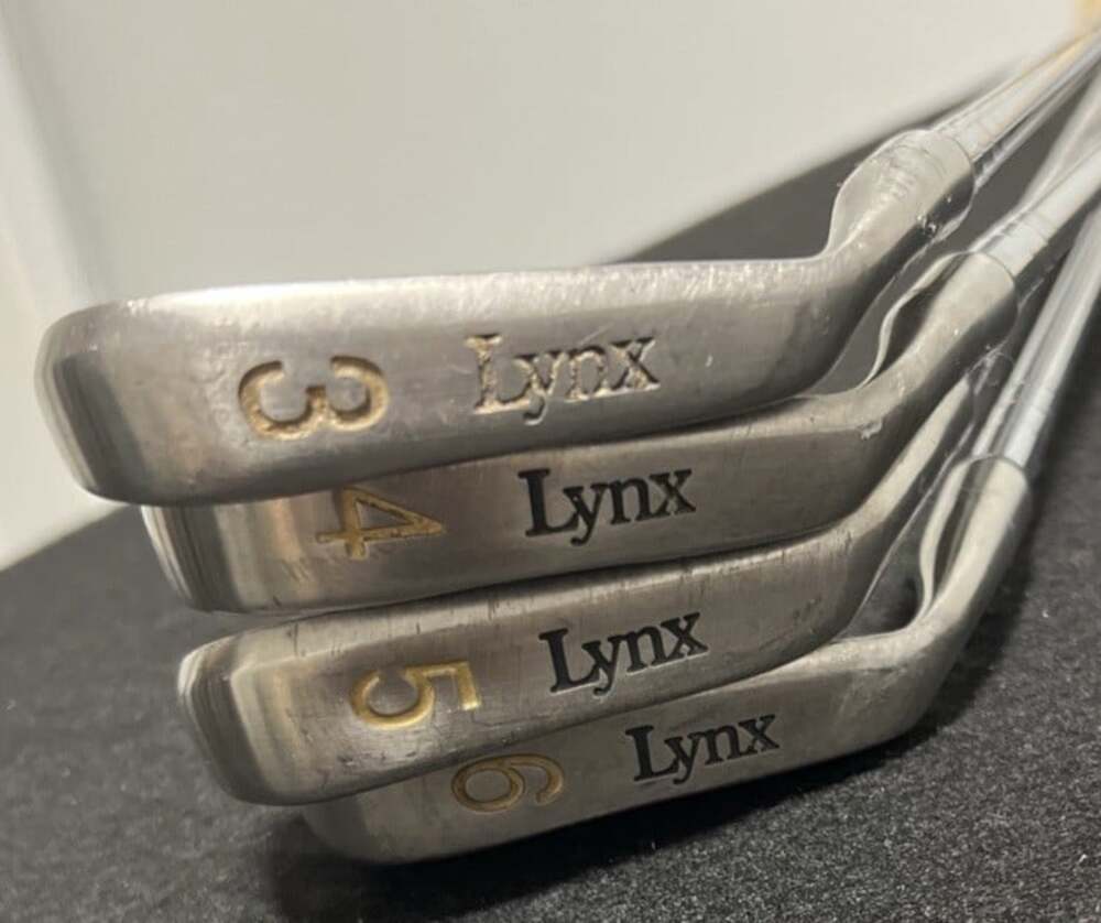 Lynx Black Cat Iron S Flex Lightweight Steel FLARE Set Of 4 3-6